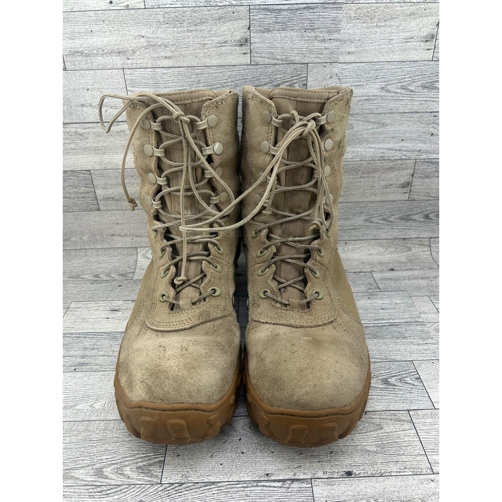 Rocky Special Ops Tan Military Boots Men Sz 10.5M Suede Vibram Tactical USA Made